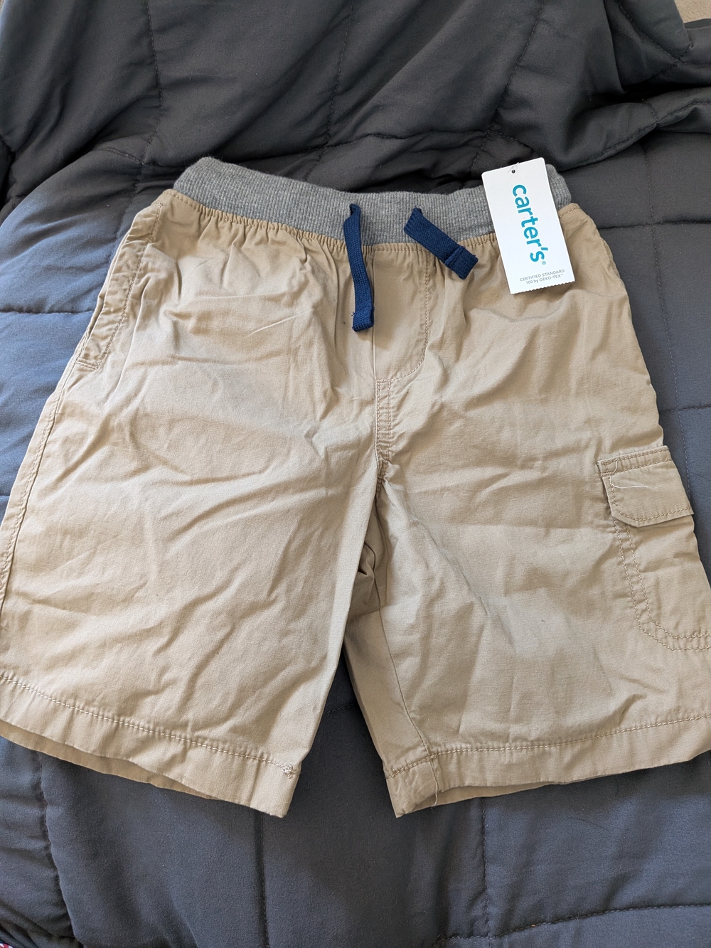 Carter’s Boys Khaki Cargo Shorts Size 5T NEW With Tags